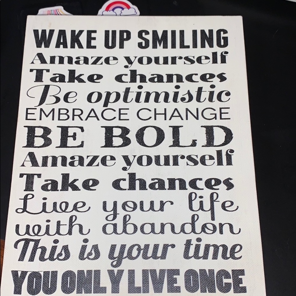 Motivational canvas